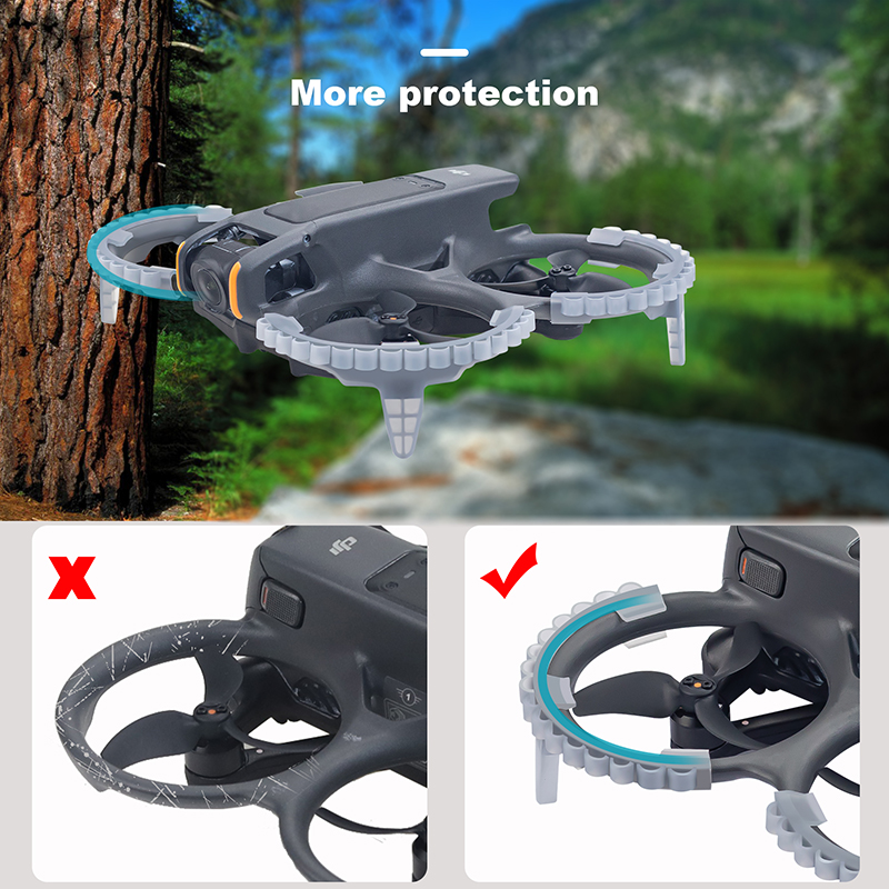 4 шт., шасси, увеличивающее но – обзор и цена Drone Propeller Guard